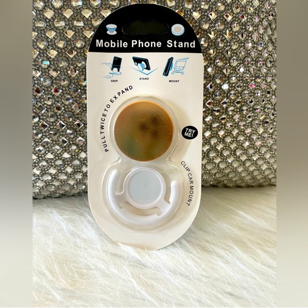 Gold Mobile Phone Stand